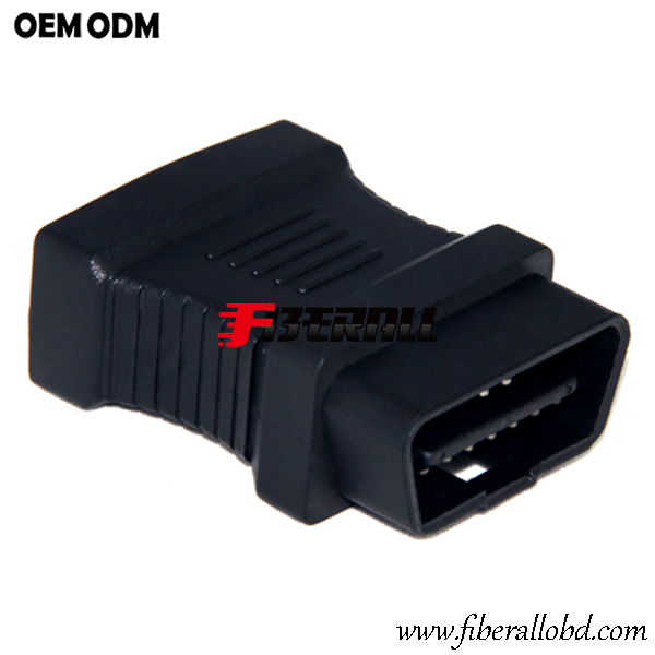 OBD مصبوب إلى محول مقبض تشخيص السيارة DB15P