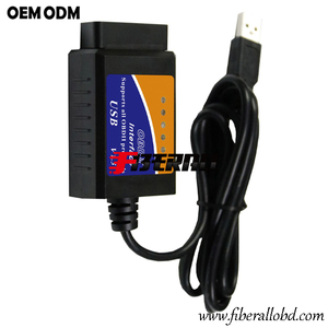 قارئ رمز USB للسيارة ELM327 ومدقق محرك OBD