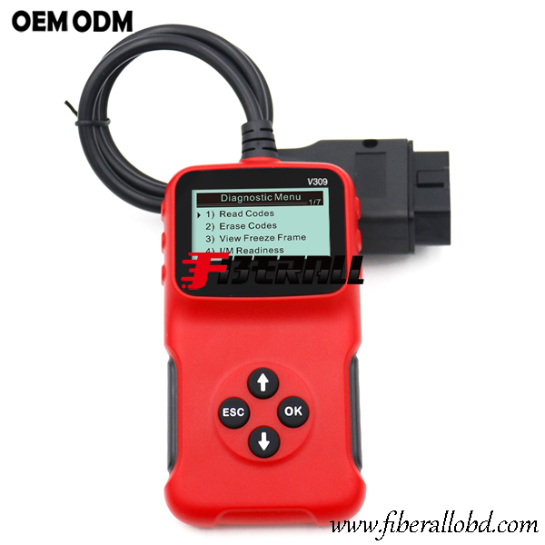 أداة تشخيص EOBD OBD2 المحمولة المهنية للسيارات