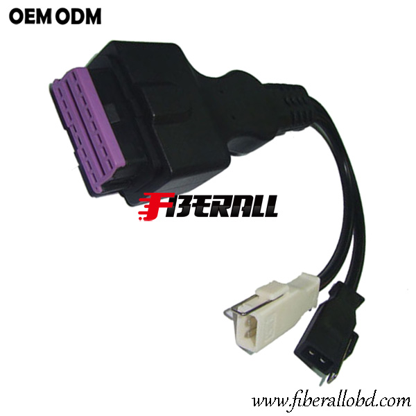 OBD-II Gourd Head إلى Audi 2x2 Diagnostic Cable