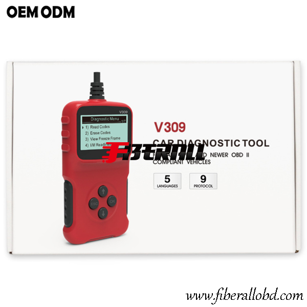 أداة تشخيص EOBD OBD2 المحمولة المهنية للسيارات