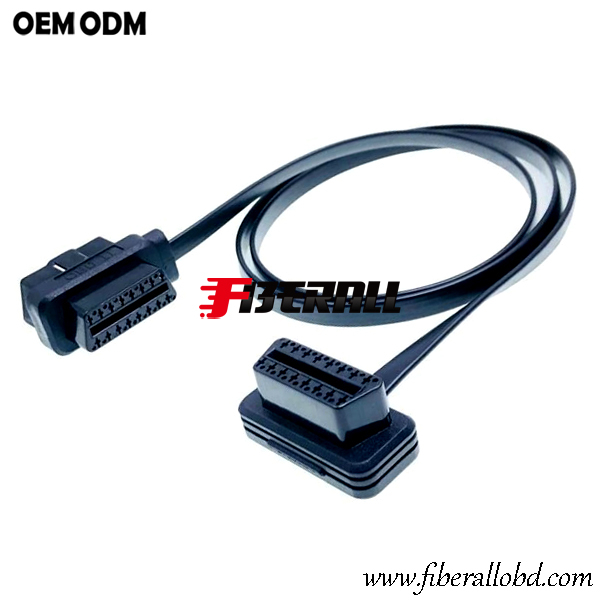 J1962 ذكر إلى كابل تشخيص OBDII 16Pin مستقيم