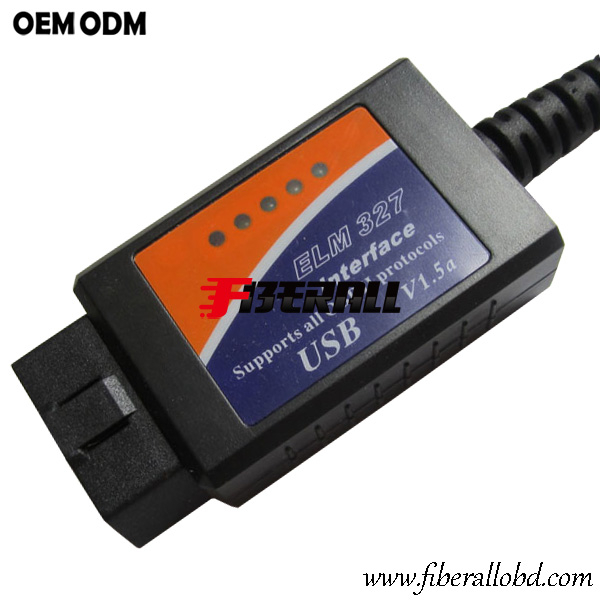 قارئ رمز USB DTC وماسح OBD لنظام التشغيل Windows