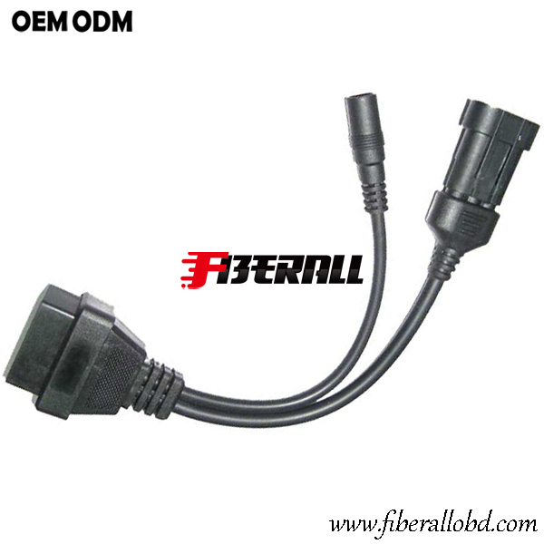 كبل تشخيص OBD2 FIAT 3Pin مع سلك تيار مستمر