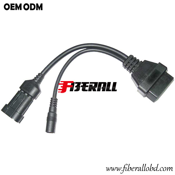 كبل تشخيص OBD2 FIAT 3Pin مع سلك تيار مستمر