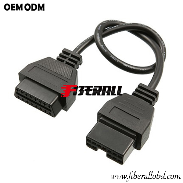 MITSUBISHI 12P To OBD-II Female Auto Diagnostic Cable